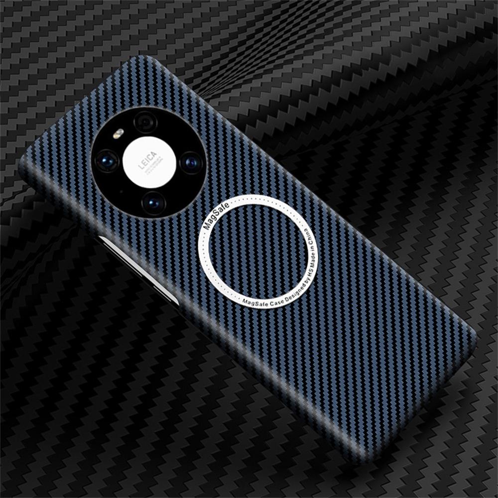 Ốp Điện Thoại Sợi Carbon Từ Tính Chống Sốc Cho HUAWEI Mate 40 Pro RS