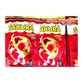 Thức Ăn Cá Sakura Gold 500g hạt nhỏ B
