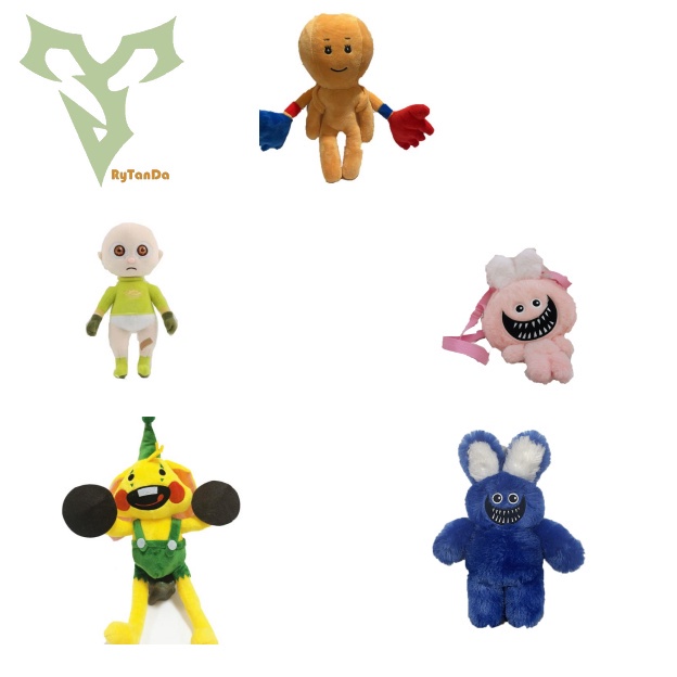 Poppy Playtime chapter 2 3 toys đồ chơi giá rẻ bunzo bunny plush Huggy Wuggy Búp Bê Nhồi Bông Hình Thỏ Hoạt Hình 45cm Màu Cam / Vàng Cam / Tím / Willy Bunzo / Poppy Xinh Xắn Cho Bé Gái