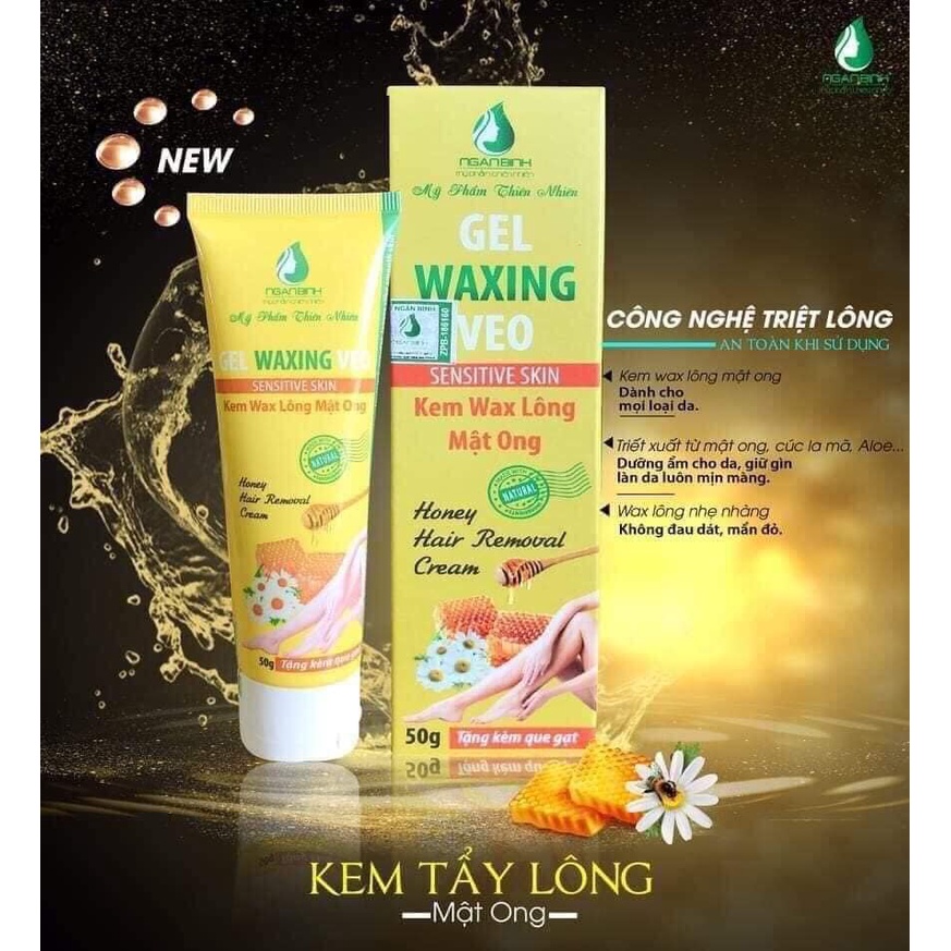 Kem Wax Lông Mật Ong - Ngân Bình (50g)