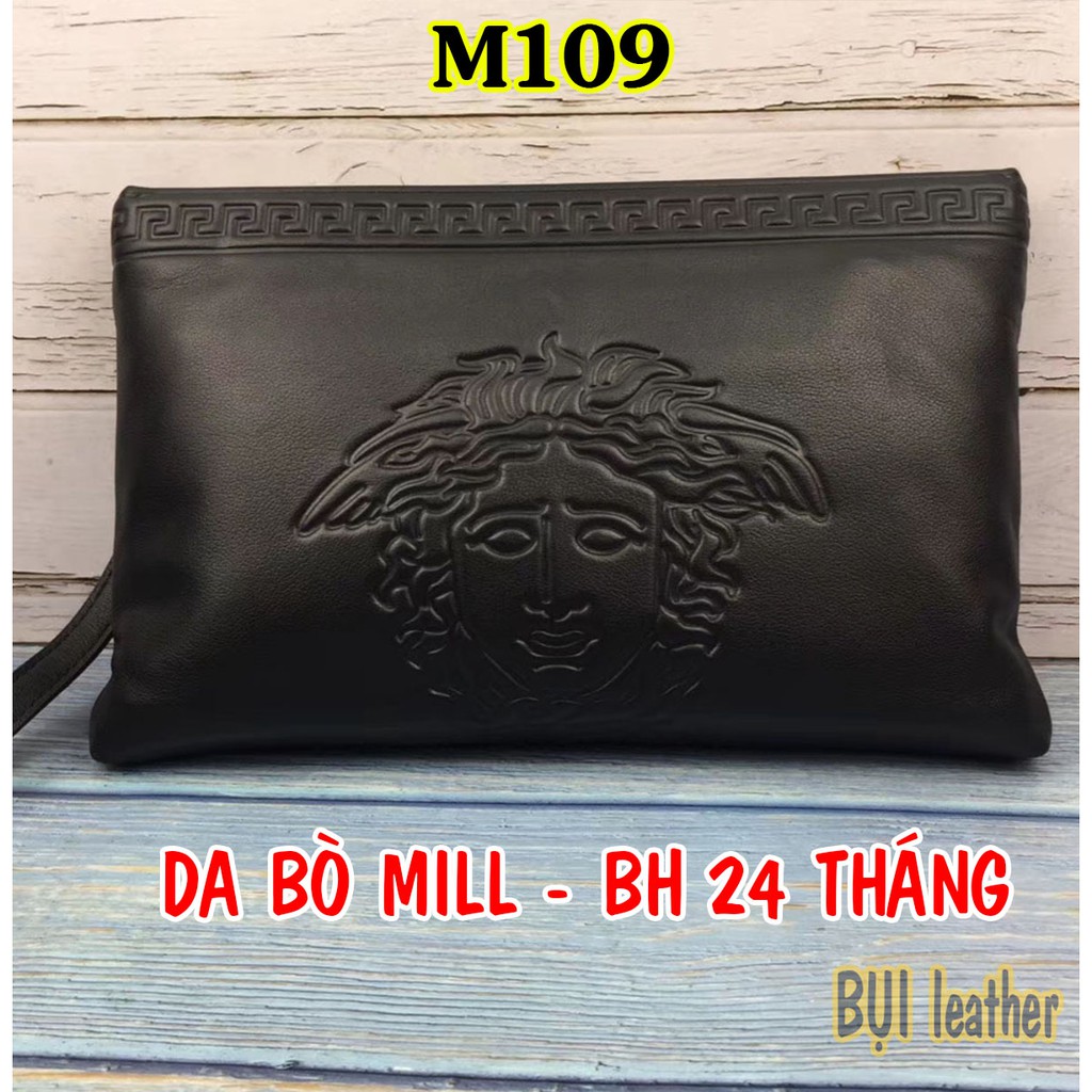 Clutch nam da bò mill M109- BH 24tháng-đầy đủ hộp (CÓ VIDEO)