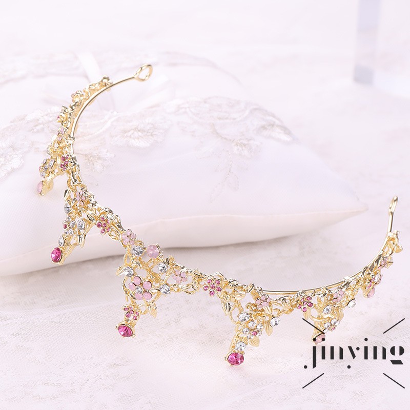 GETNOIVAS Vương Miện Công Chúa Đính Đá Sang Trọng