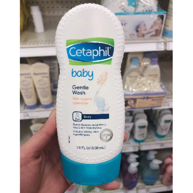 Sữa tắm gội toàn thân cho bé Cetaphil Baby Gentle Wash &amp; Shampoo (Chai 230ml)