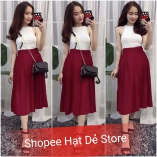 Quần Voan Ống Rộng Culottes