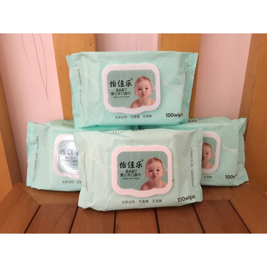 COMBO 5 bịch khăn giấy ướt SMLOOCK 80 tờ tiết kiệm và tiện dụng cho bé.