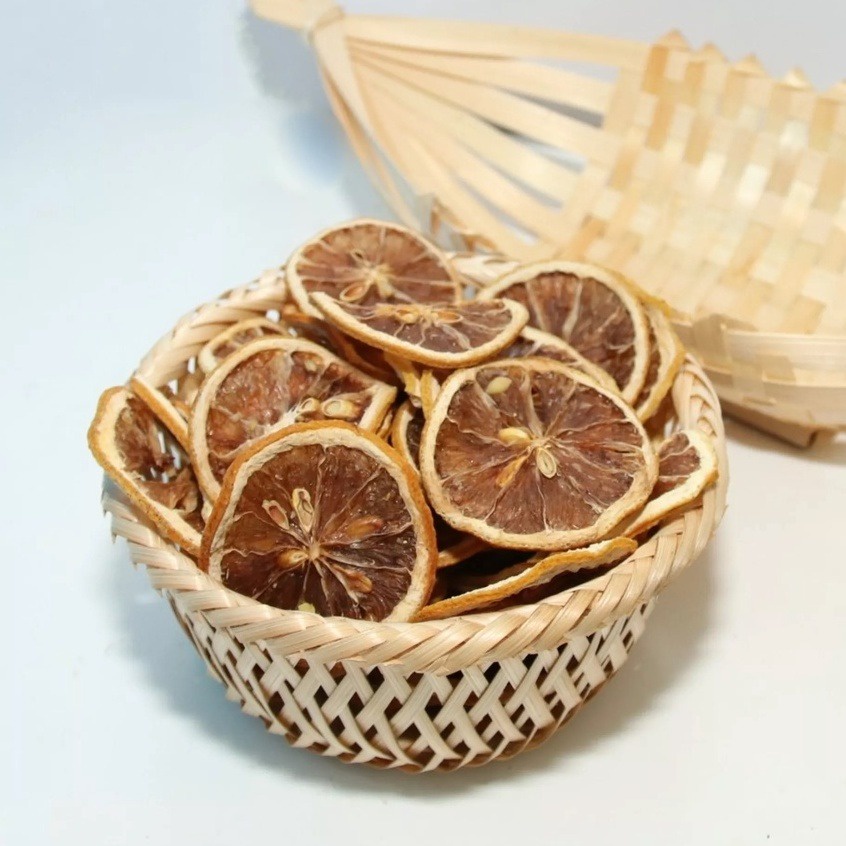 Chanh sấy khô gói 250g dùng để làm decor đồ nóng