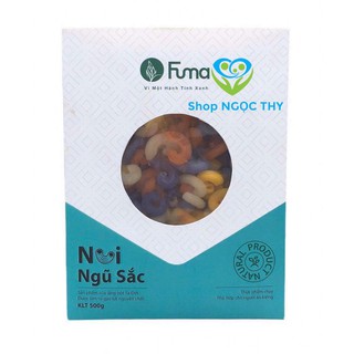 Nui ngũ sắc cao cấp Fuma 500gr 100% rau củ tự nhiên