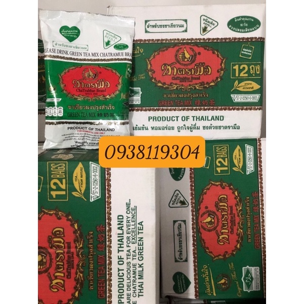 Trà thái xanh xịn 100% 200g