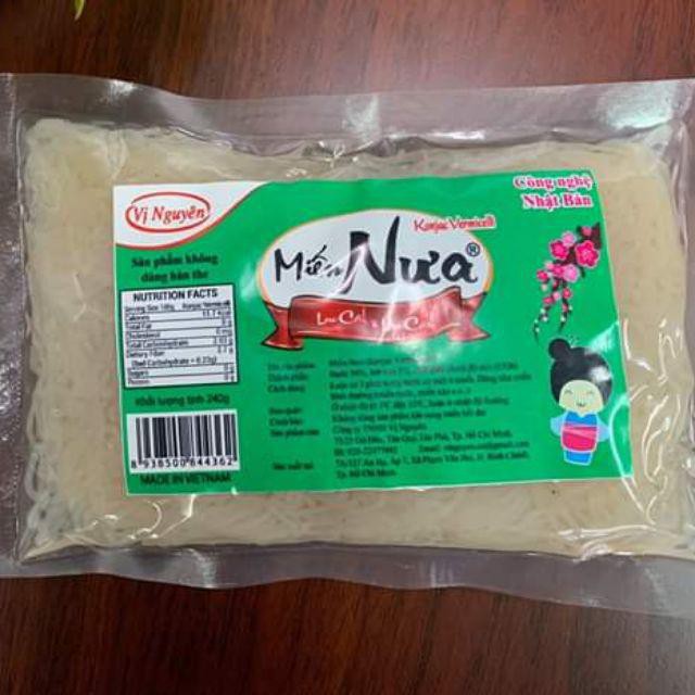 mì phở miến nưa keto das ăn kiêng 160g 1 gói