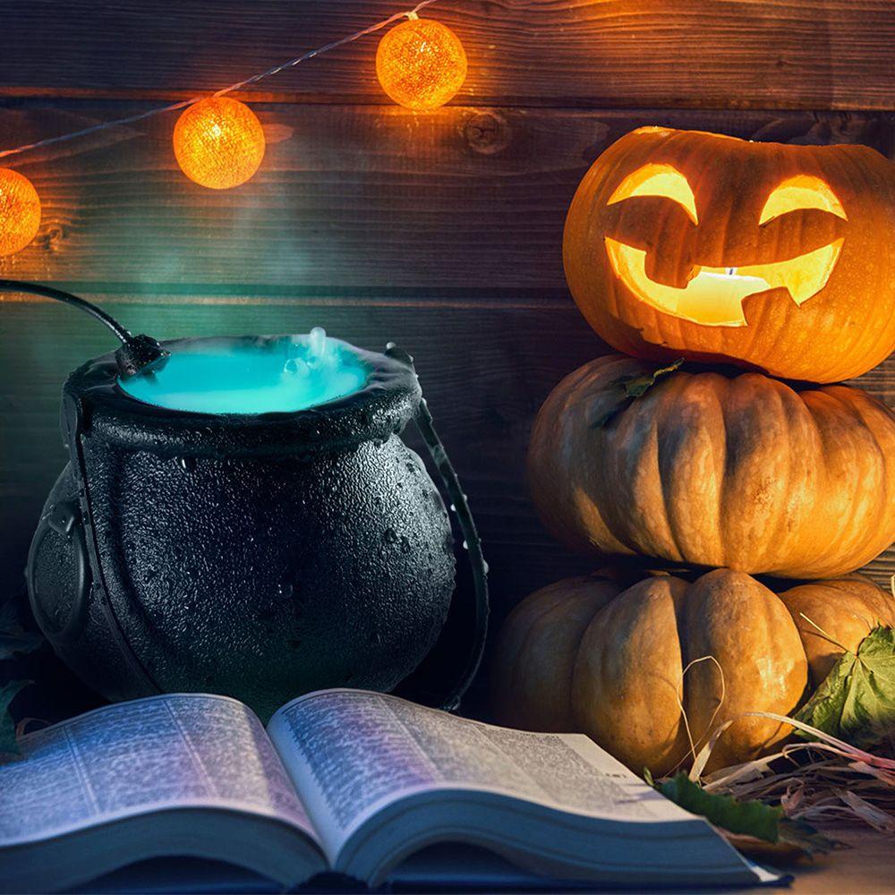 Khói AUGUSTINE|Đài Phun Nước Bằng Hợp Kim Kẽm Làm Quà Tặng Phong Cách Phù Thủy|Phụ Kiện Trang Trí Halloween Độc Đáo Sáng Tạo