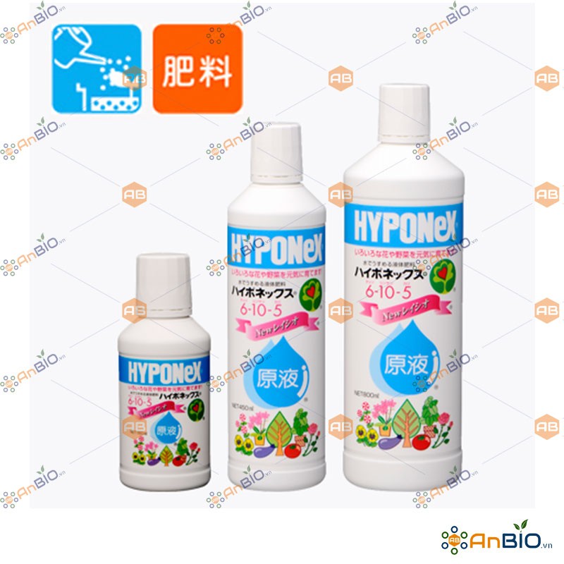 Phân bón NPK Hyponex Liquid 6-10-5 chai 160ml SP đến từ NHẬT BẢN - C5.1019