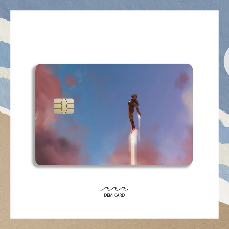 Miếng Dán Thẻ Ngân Hàng Marvel -