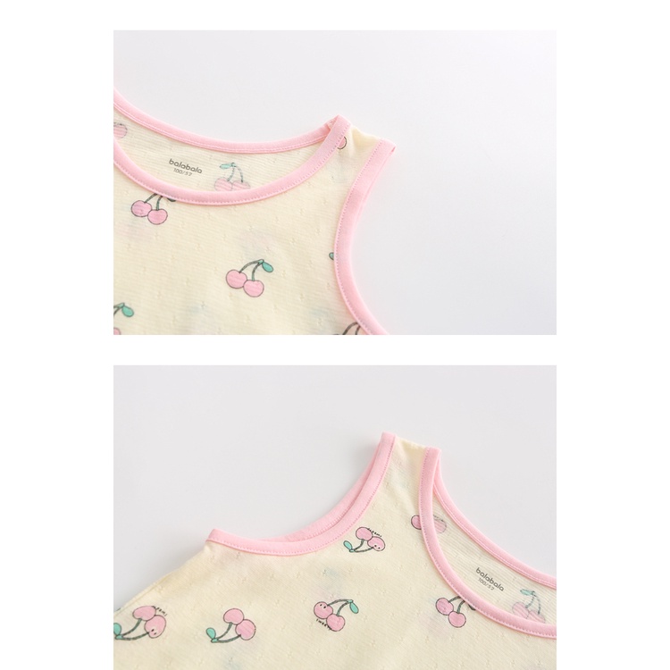 Set 2 Áo 3 lỗ thời trang BALABALA - TODDLER dành cho bé gái 206221169001