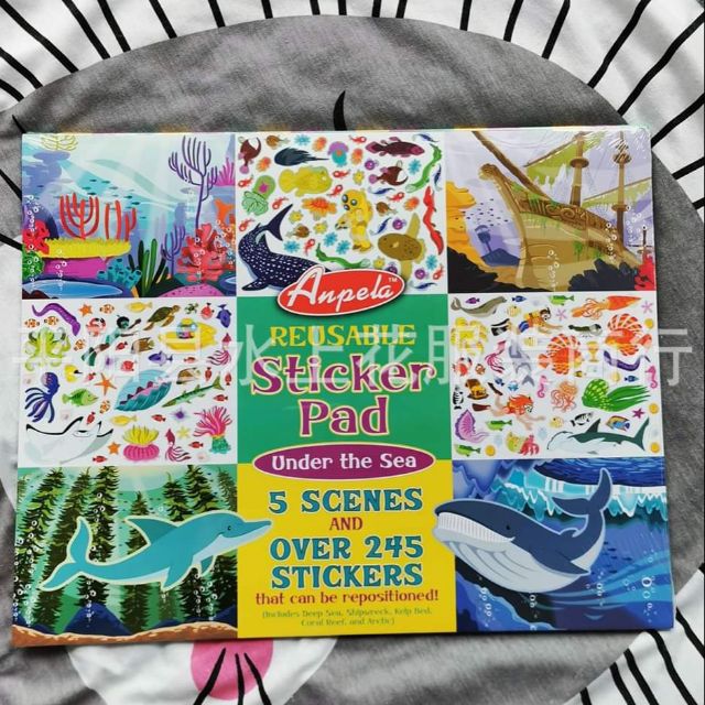 Bộ hình dán động vật Sticker Pad cho bé