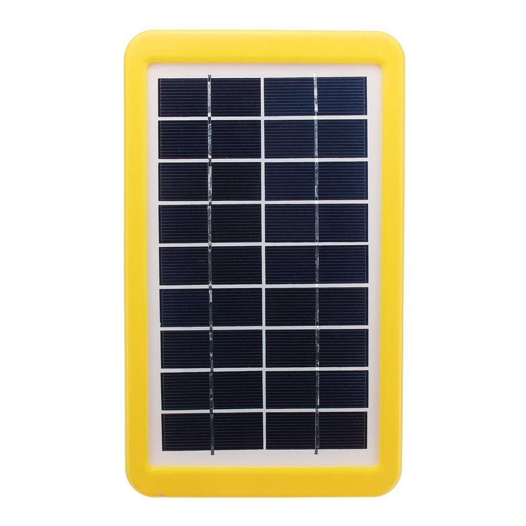 Máy phát điện mini năng lượng mặt trời dùng 3W cho 2 bóng + Sạc cho điện thoại 5vol + 2 cỏng ra 6vol