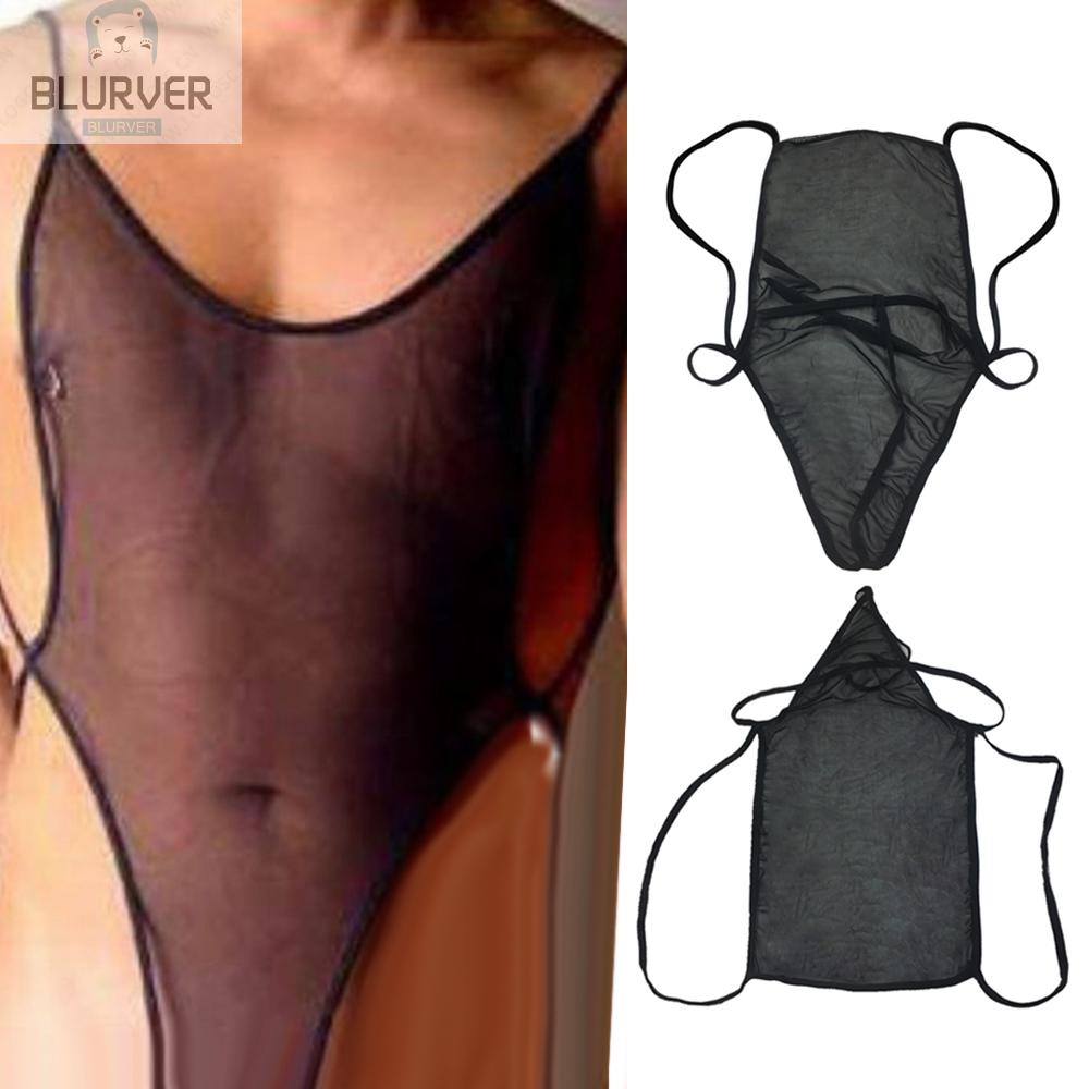 Đồ ngủ liền thân màu xuyên thấu gợi cảm cho nam từ 50 - 90kg