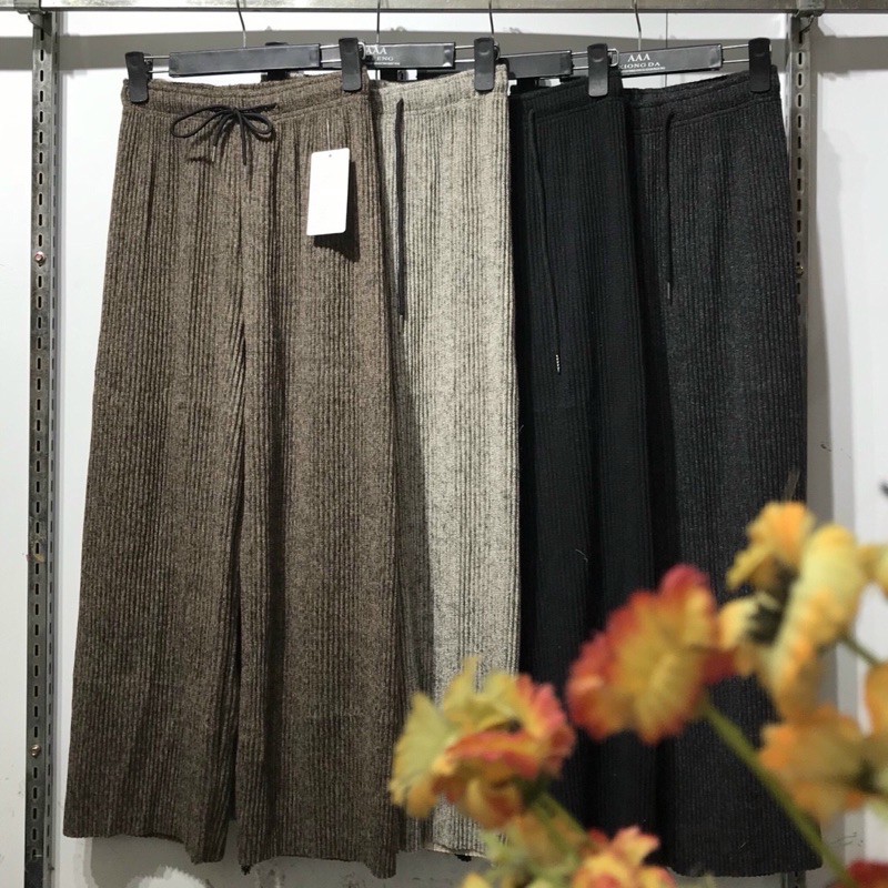 Quần cullotes dạ tiêu
