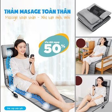 Nệm(đệm) Massage Toàn Thân đa năng Sản phẩm chăm sóc sức khoẻ 1 cách toàn diện giảm đau nhanh chóng dễ dàng sử dụng