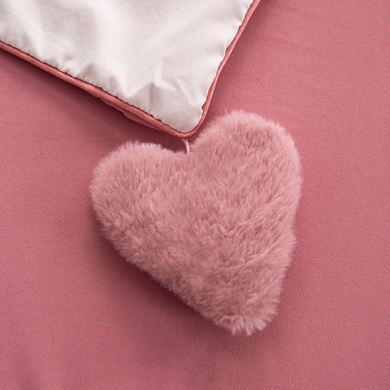 Ins net red washed cotton four piece set Korean princess style girl's beloved quilt cover bed sheet bedding