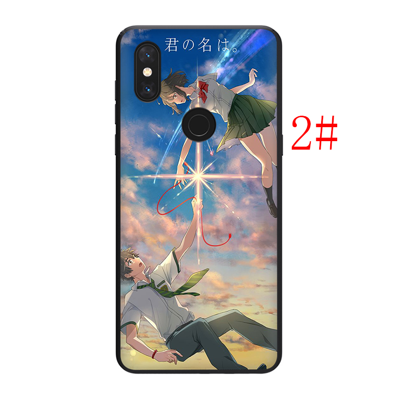 Ốp Lưng Silicon Mềm In Hình Anime Your Name Cho Xiaomi Mi A1 A2 A3 Lite 5x 6x F1 Poco X3 Nfc F2 Pro M3