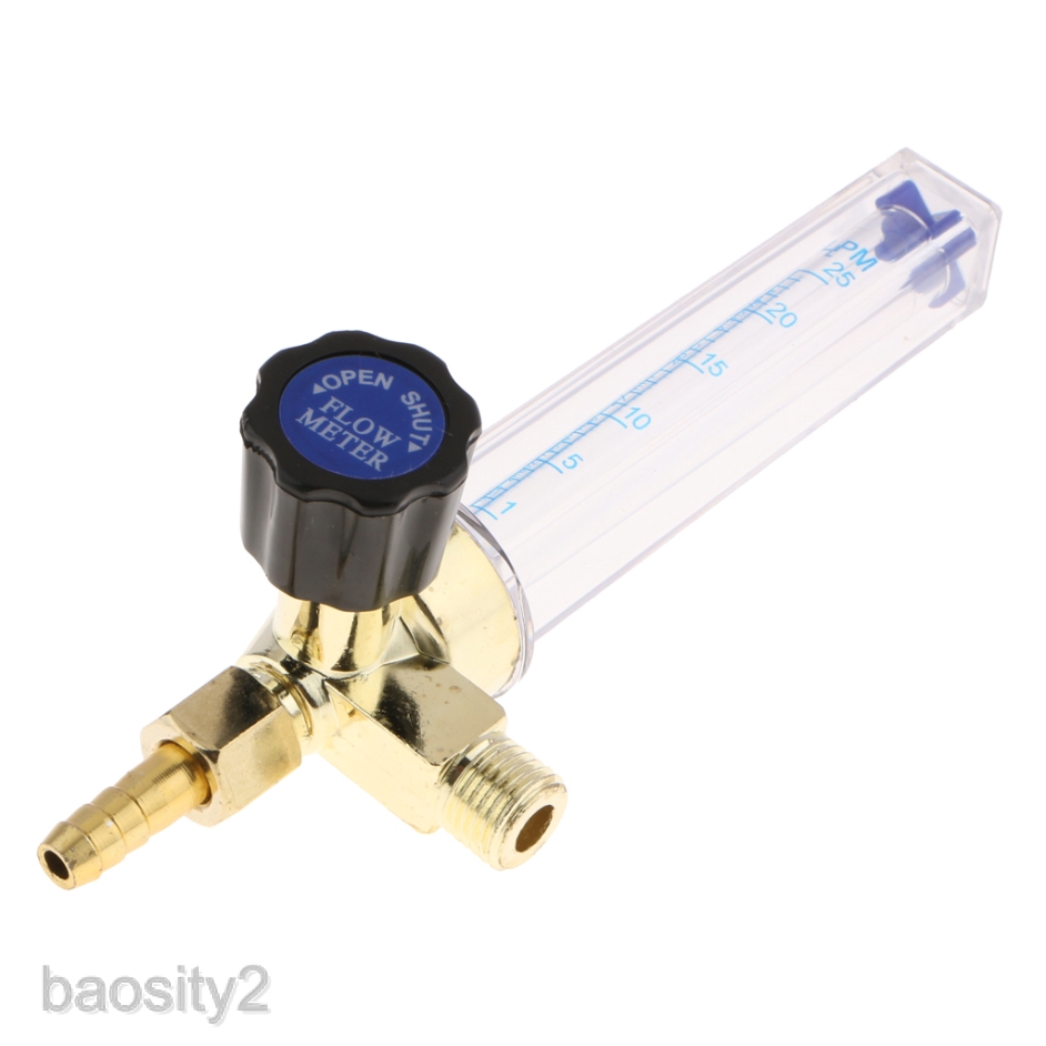 Argon CO2 Gas Flow Meter For Mig Tig Welding Gauge Pressure 0.35MPA