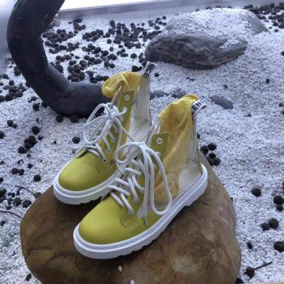 ] BOOTS MARTIN CAO-TOP TRONG SUỐT  FUZZERIO F14116