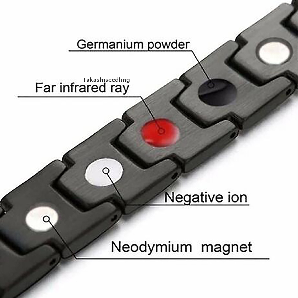 (Takashiseedling) Vòng Đeo Tay Đá Từ Tính Thoát Nước Giảm Cân Toàn Thân Giảm Cân Bán Chạy