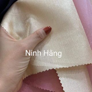 Vải tafta nhũ đủ màu đẹp