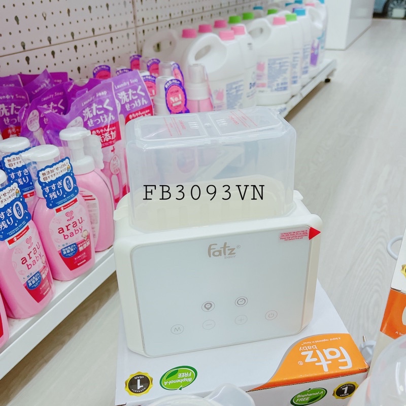 Máy tiệt trùng hâm sữa điện tử 2 bình sữa cổ rộng FatzBaby - Duo 3 - FB3093VN / FB3093 FLASH SALE