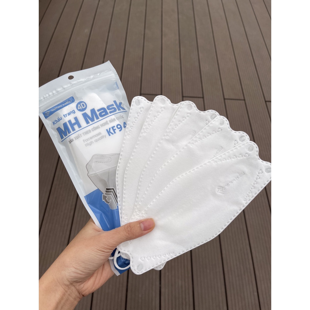 Set 10 Chiếc Khẩu trang cá 4 Lớp KF94 Chống Bụi Mịn Và Kháng Khuẩn Hàng Cao Cấp