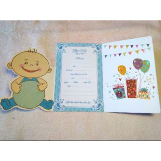 Combo 35 thiệp thôi nôi cho bé