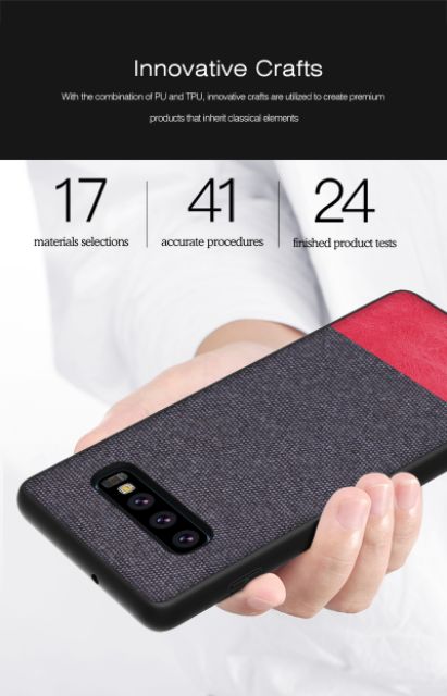 Ốp lưng Samsung Galaxy S10 FREESHIP Từ 50k chống sốc vải da cao cấp chất đẹp