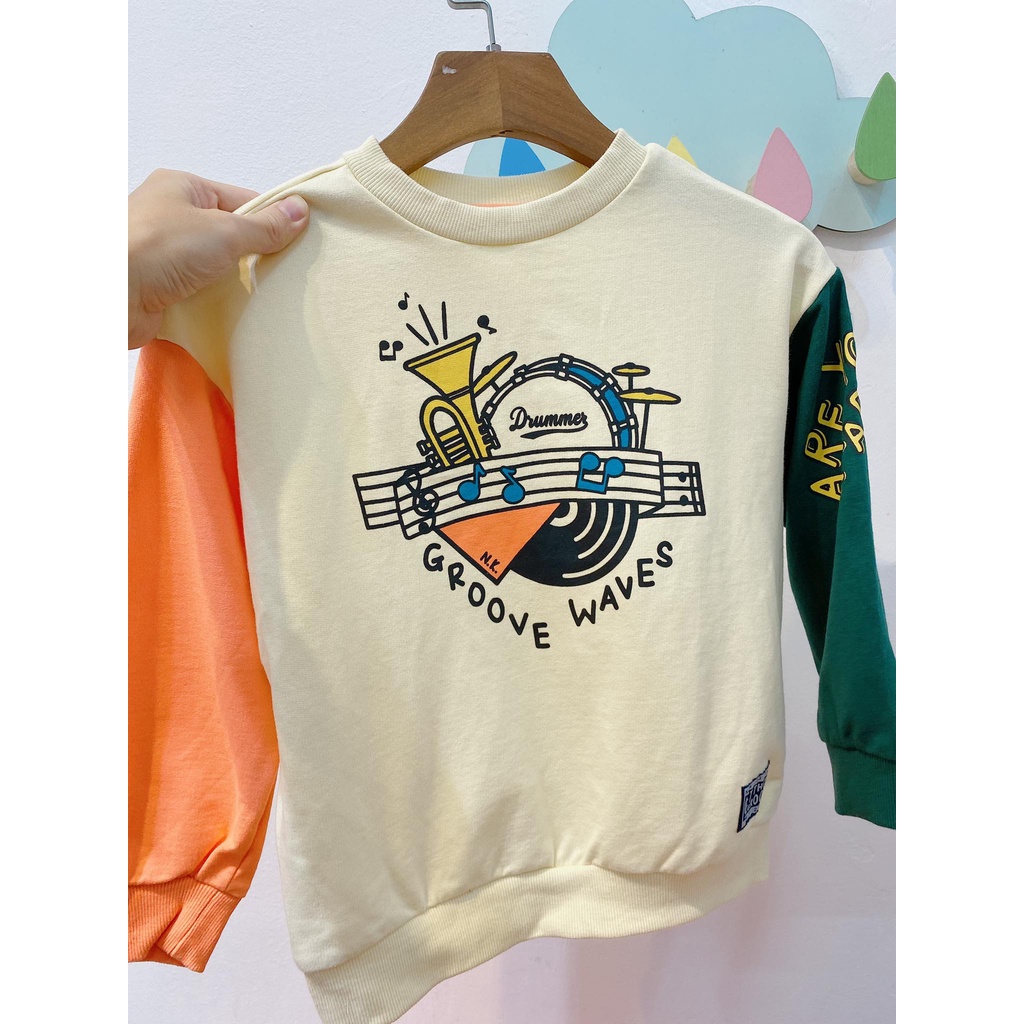 Áo nỉ Hàn Quốc kèn Trumpet bé trai aj2gse08 AD2