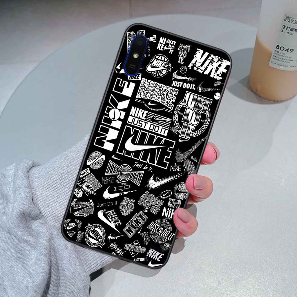 Ốp Xiaomi Redmi 7A / 8A / 9A in hình thương hiệu L.V, N.I.K.E cá tính, đẳng cấp
