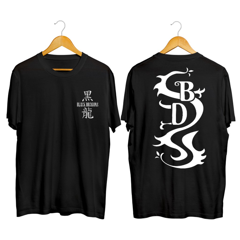 Áo Thun Black Dragon Tokyo Revengers - Áo thun in hình Anime độc đẹp 💥