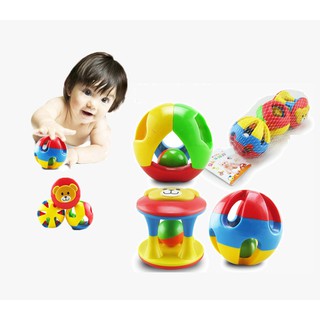 Lục Lạc Xúc Xắc 3 Món Cho Bé
