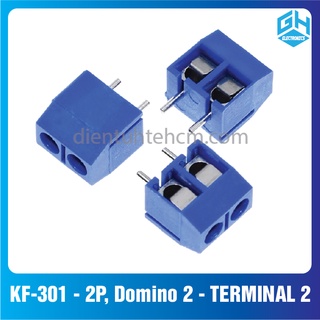 Đầu nối kf-301 - 2p, domino 2 - terminal 2
