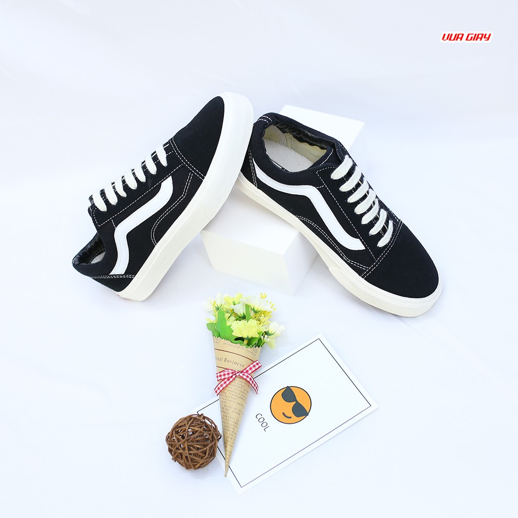 [Mã FAGREEN245 giảm tới 30K đơn 99K] Giày Thể Thao nam nữ Đen Caro Đẹp Rẻ | BigBuy360 - bigbuy360.vn