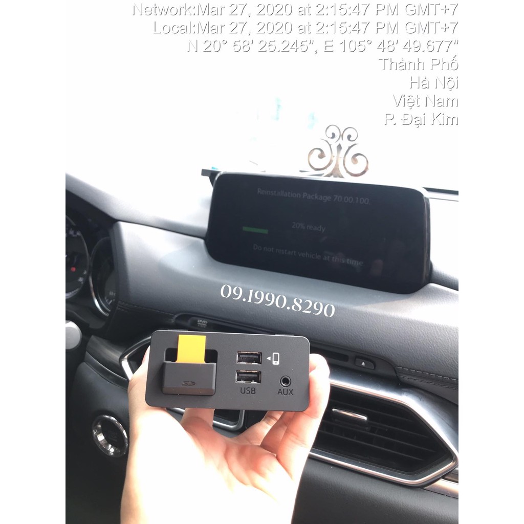 Kit Apple Carplay 9U0C chính hãng cho Mazda Cx5 2018 - 2019