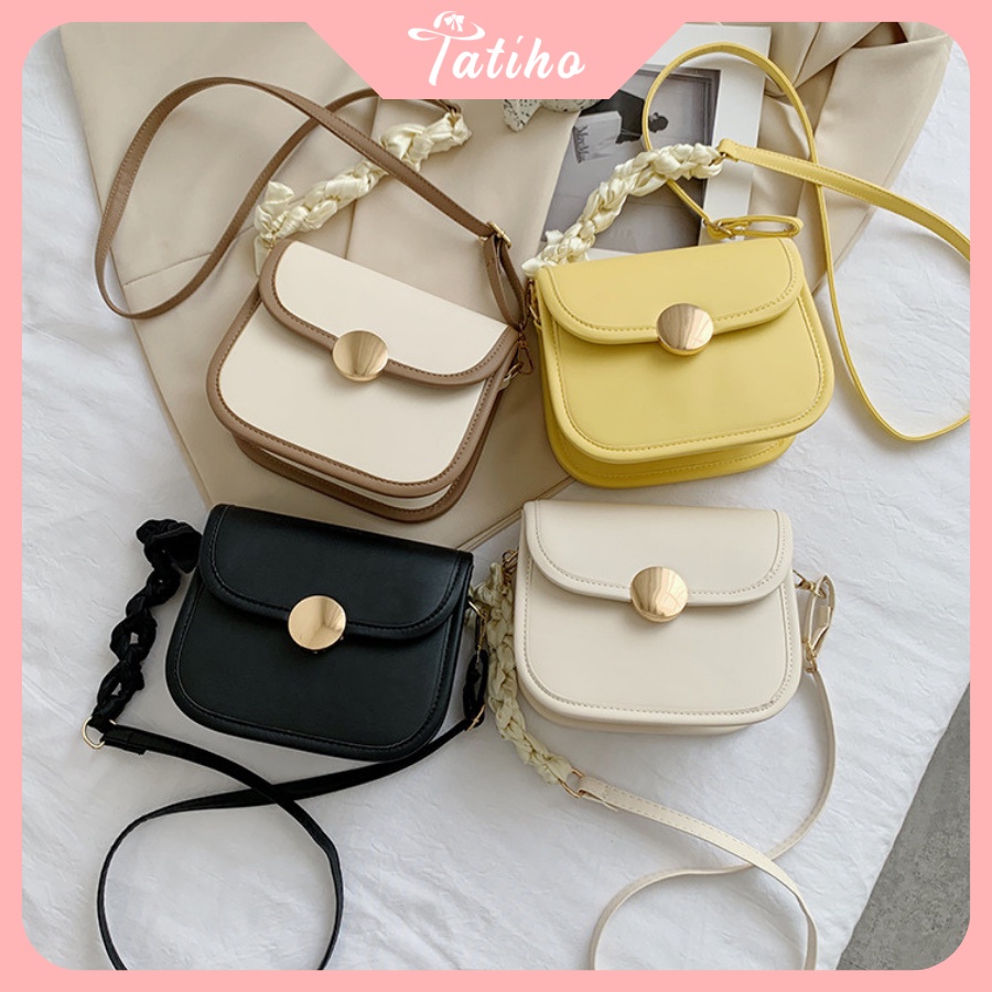 Túi Đeo Vai (Túi Xách Nữ) Phôi Dây Lụa Phong Cách Thời Trang Hiện Đại Thời Trang Thu Đông - Tatiho - Mã TUI60