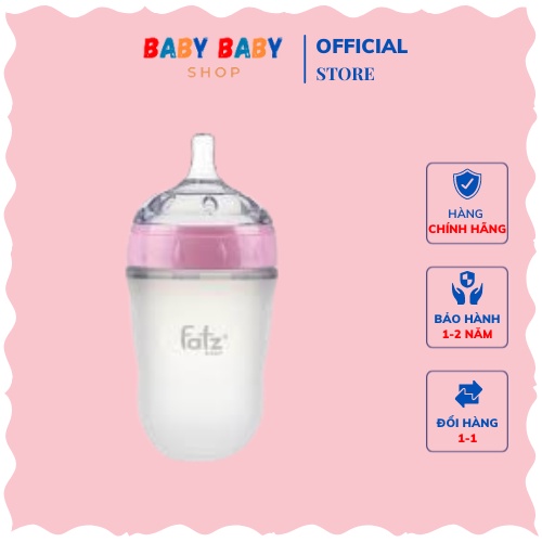 Bình sữa silicon Fatz Baby 180ml / 240ml