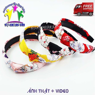 Băng Đô Cài Tóc Bờm Tóc Turban Nút Thắt Hoa Siêu Đẹp - Thương hiệu VỢ CHỒNG TÔI