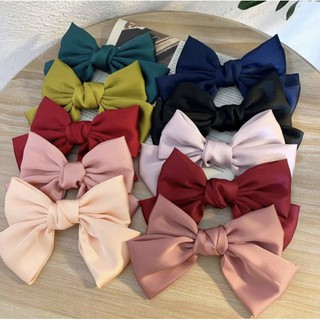 Kẹp Tóc Nơ Lụa Satin Phong Cách Hàn Quốc Siêu Hot