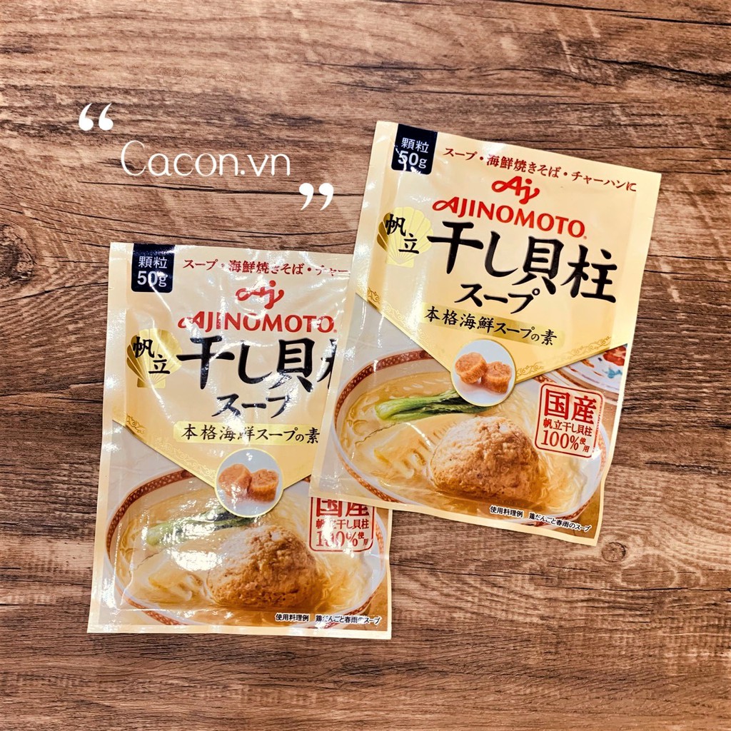 [Date mới] Hạt nêm AJINOMOTO 50g đủ vị - Cho bé yêu ăn dặm