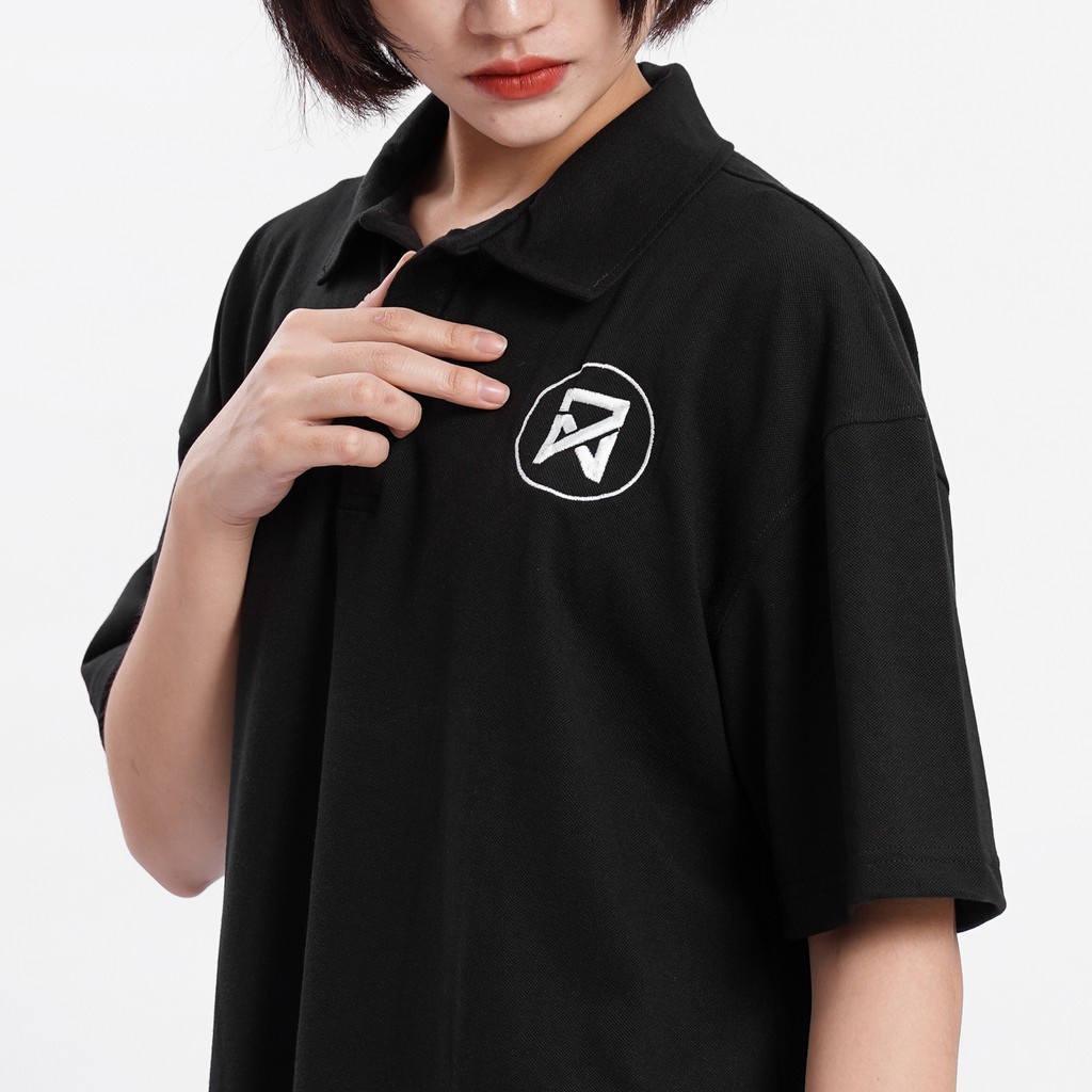 Áo thun POLO BASIC Unisex phông trơn nam nữ tay lỡ mùa hè oversize form rộng thời trang. | BigBuy360 - bigbuy360.vn