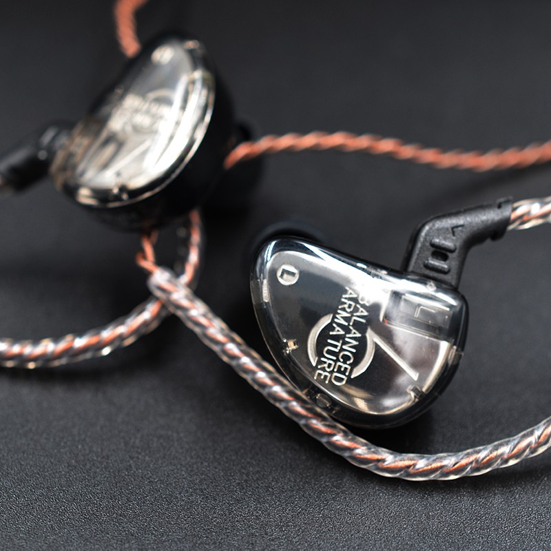 KZ AS06 3BA Balanced Armature In Ear Earphone HIFI Running Sport Earphones Earplug Headset KZ ZS10 BA10 ZS6 ZST ES4 ZS5 V80 K6