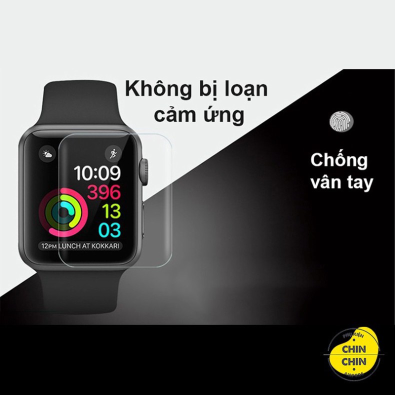 freeship Miếng Dán Skin PPF Màn Hình Cho Apple Watch Chống Xước Màn Hình Tự Phục Hồi Vết Xước Đủ Size 38mm 40mm 42mm 44m