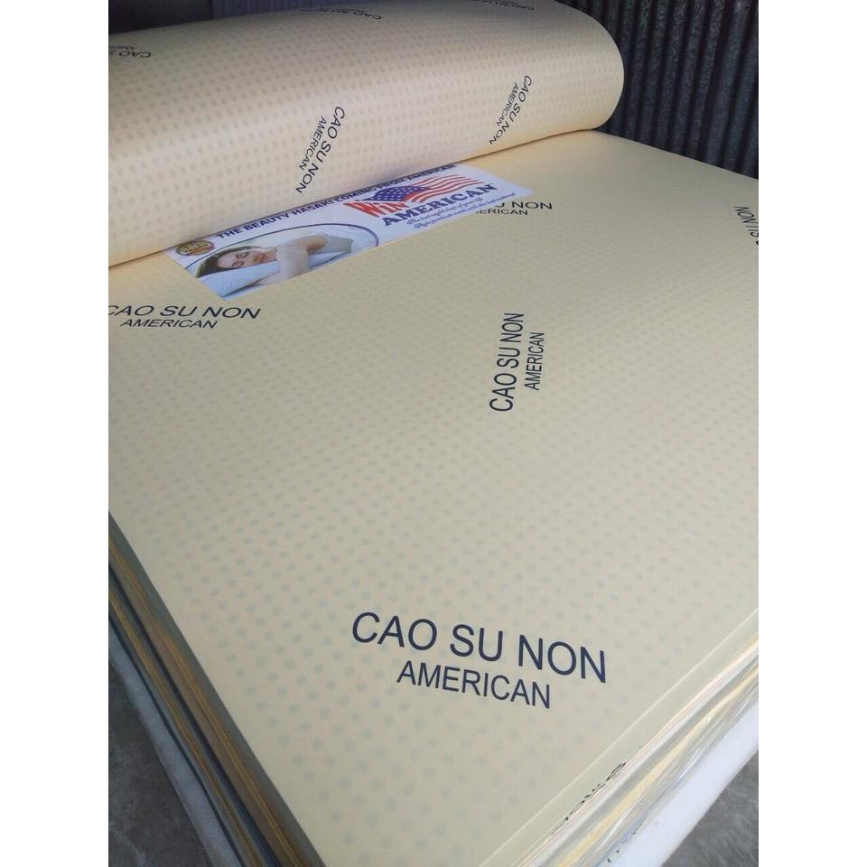 NỆM CAO SU NON AMERICAN 1M2 X 2M X 10CM + combo 7 món