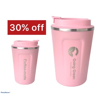 [GIÁ TỐT + FREESHIP] Ly giữ nhiệt 8 tiếng Cà Phê và Trà 340ml - Inox 304 cao cấp - Coffeemate Màu Hồng