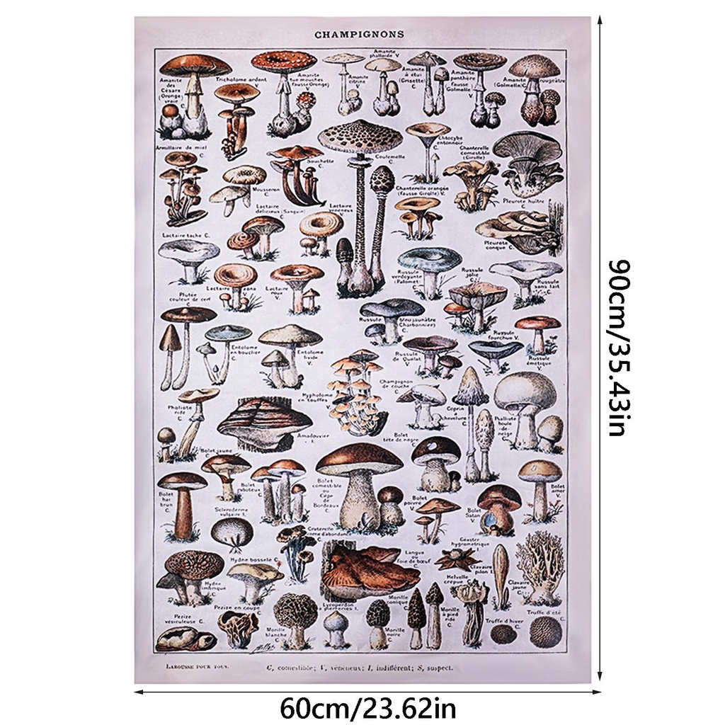 KUNHEV Thảm Treo Tường Họa Tiết Hoa Mẫu Đơn Phong Cách Vintage